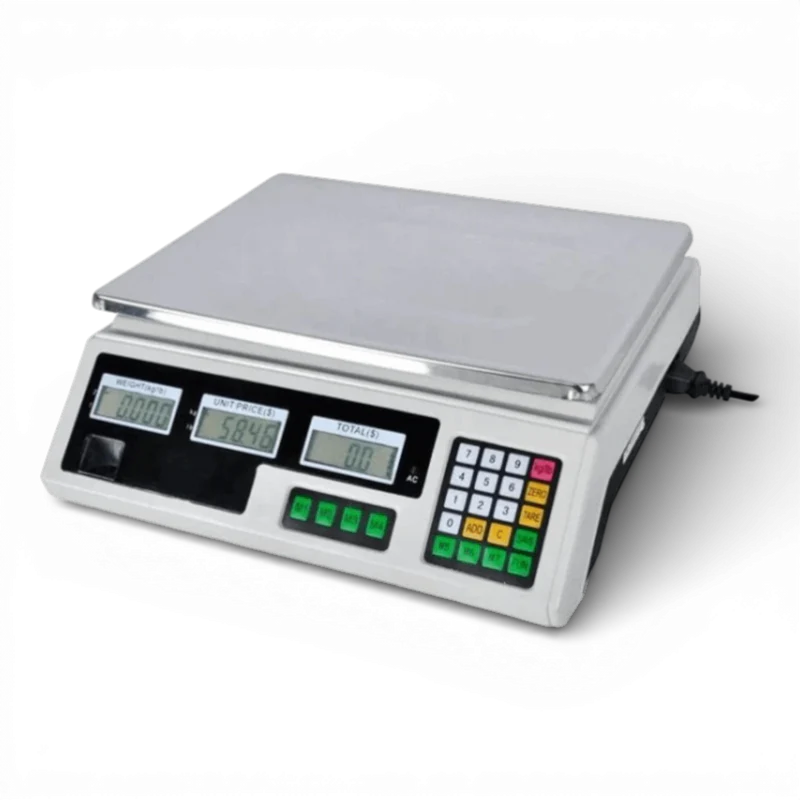 Cantar electronic 40 kg digital, cu acumulator reincarcabil si afisaj dublu