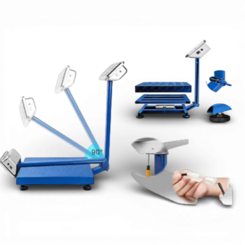 Cantar electronic 700 kg cu acumulator reincarcabil, platforma metalica 40x50 cm si brat rabatabil