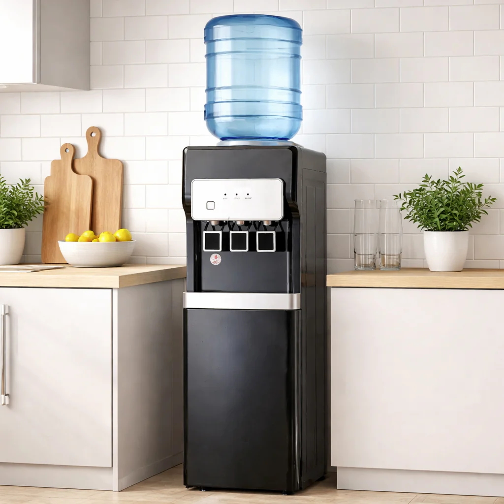 Dozator de apă cu compresor, apă caldă și rece, rezervor inox, protecție copii, 550W încălzire / 95W răcire