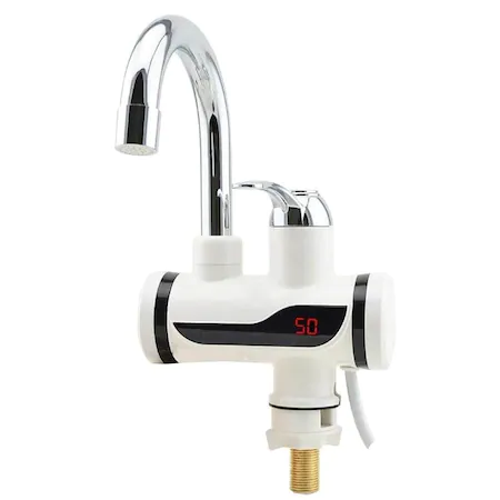 Robinet electric instant 3000W cu afisaj LCD, montaj pe chiuveta