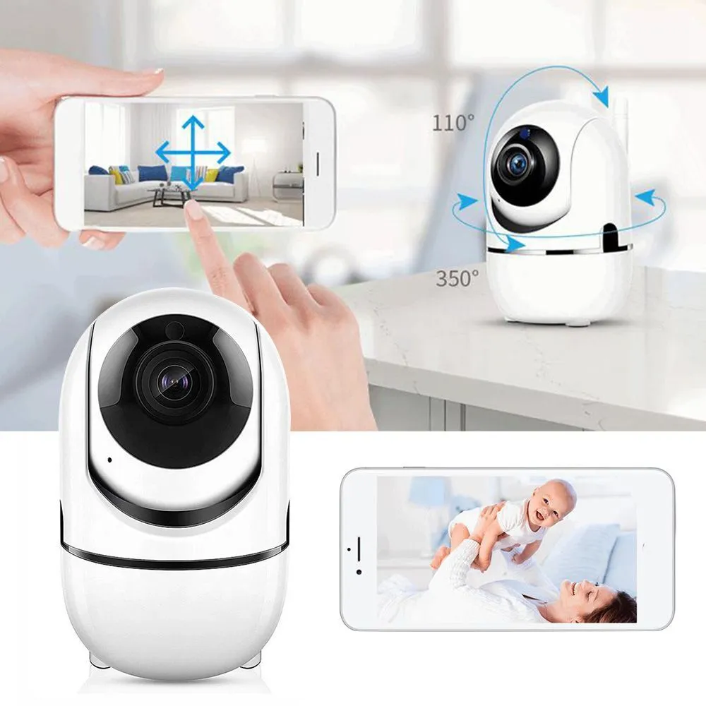 Camera supraveghere IP WiFi 720P, rotire 350°, IR, microfon